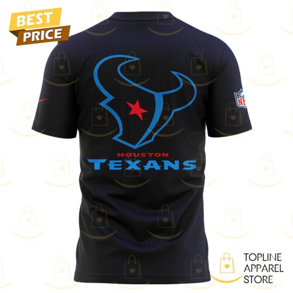 HTown Blue Houston Texans Alternate Game 3D T-Shirt