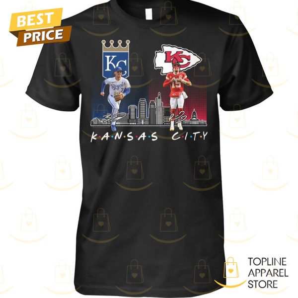 2024 Kansas City Chiefs x Kansas City Royals Signature Unisex T-Shirt