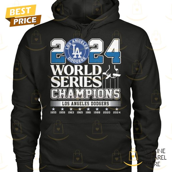 Los Angeles Dodgers Eight Times World Series Champions Unisex T-Shirt