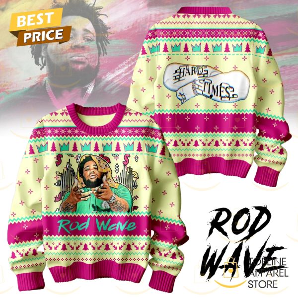 Rod Wave Hard Times Sweater