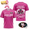 Ohio State Buckeyes  – Your Fight Is Our Fight Beat Cancer 3D T-Shirt – Black