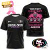 San Francisco 49ers Crucial Catch In Tercept Cancer – Your Fight Is Our Fight Tackle Cancer 49ers 3D T-Shirt – White