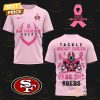 Texas A&M Aggies Tackle Breast Pink Out 3D T-Shirt – Black