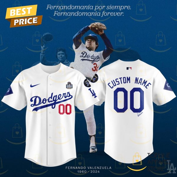 Personalized Los Angeles Dodgers 2024 World Series Baseball Jersey