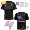 Tennessee Titans Crucial Catch Intercept Cancer 3D T-Shirt