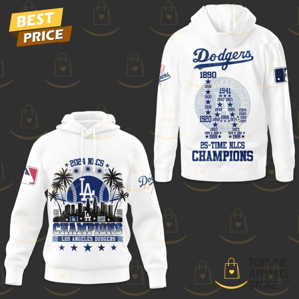 2024 NLCS Los Angeles Dodgers – 25 Time NLCS Champions Hoodie