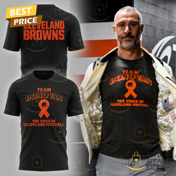 Team Donovan The Voice Of Cleveland Browns 3D T-Shirt