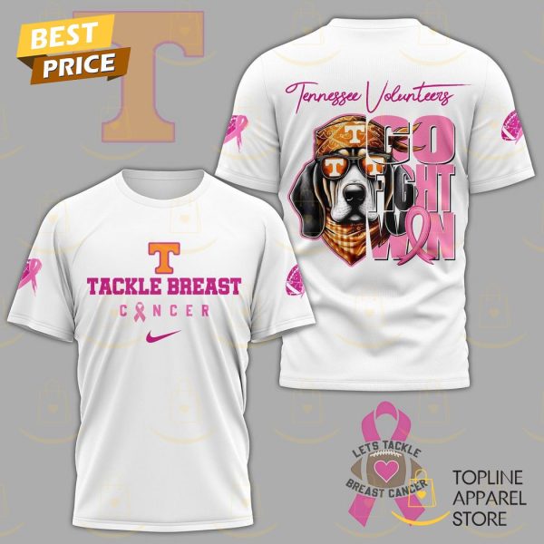 Tennessee Volunteers Tackle Breast Pink – Go Fight Win 3D T-Shirt