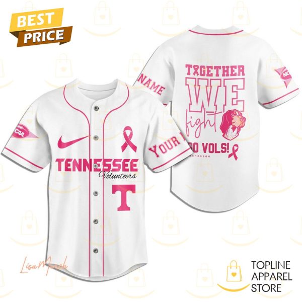 Tennessee Volunteers Together We Fight – Go Vols Baseball Jersey