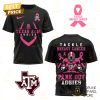 Texas A&M Aggies Tackle Breast Pink Out 3D T-Shirt