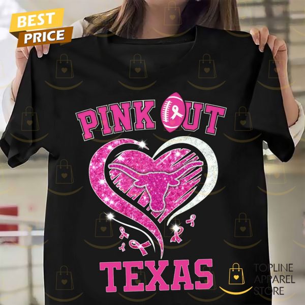 Texas Longhorns Pink Out Unisex T-Shirt