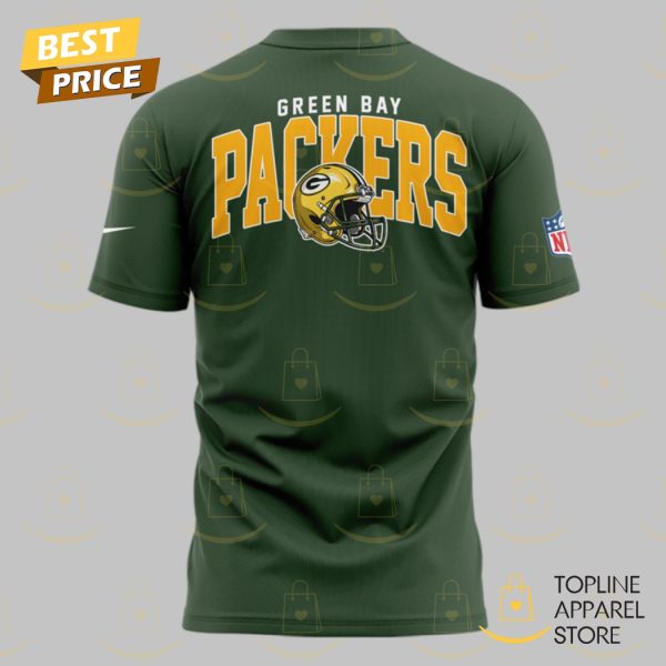 Green Bay Packers Logo Version 2024 3D T-Shirt – Green