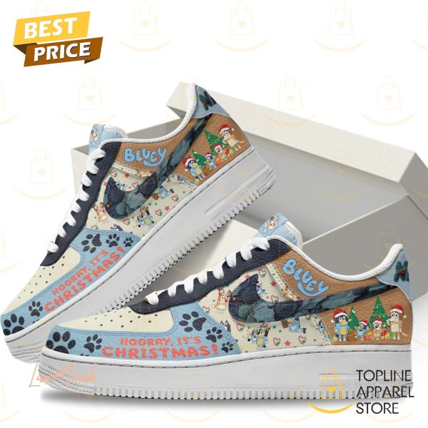 Bluey Hooray It Christmas Air Force 1