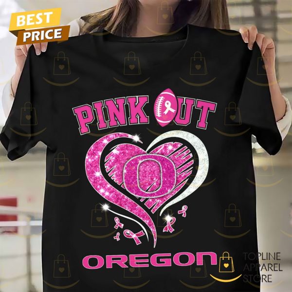 Oregon Ducks Pink Out Unisex T-Shirt