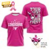 Your Fight Is Our Fight Tackle Cancer – Texas Longhorns 3D T-Shirt – White