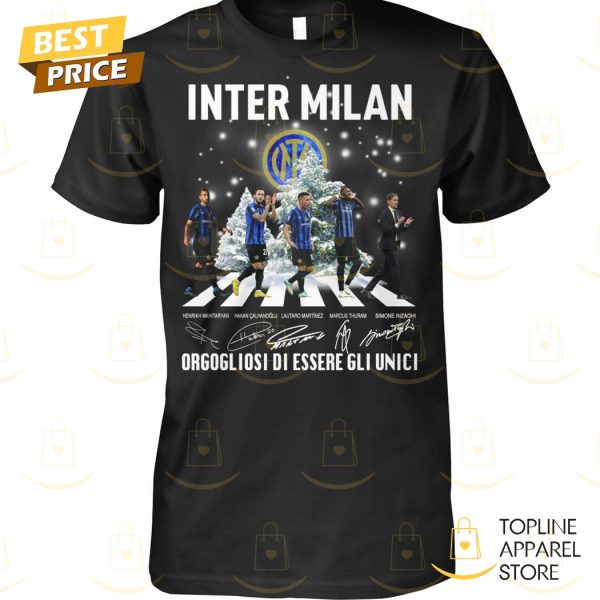 Inter Milan – Orgogliosi Di Essere Gli Unici Signature Unisex T-Shirt