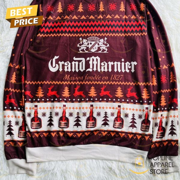 Grand Marnier Wine Ugly Christmas Sweater