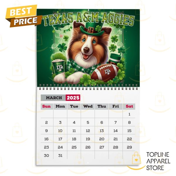 Texas A&M Aggies Football 2025 Calendar