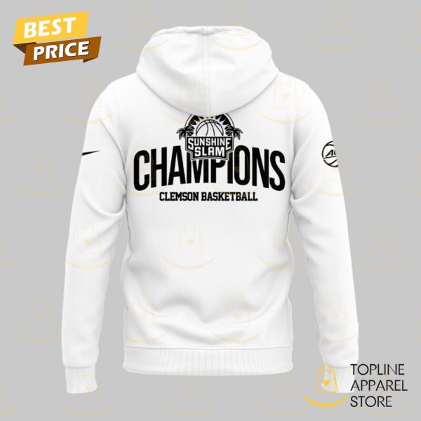 2024 Sunshine Slam Champions Clemson Tigers Basketball Hoodie