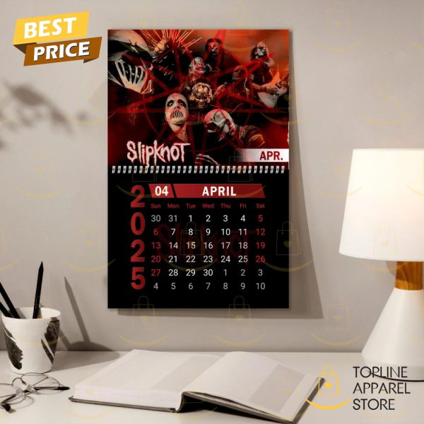 Slipknot Happy New Year 2025 Calendar