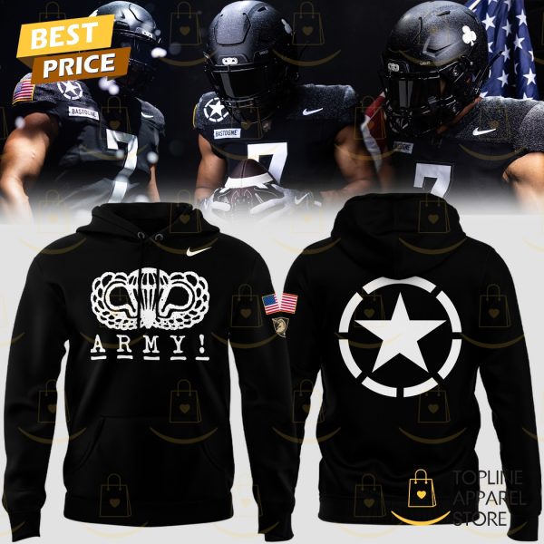 101st Airborne Alternate Untouchable x Army Black Knights Football Hoodie