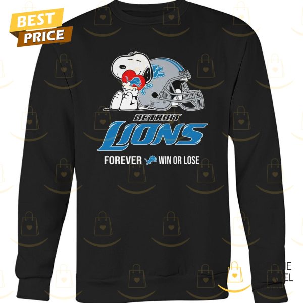 Detroit Lions Forever Win Or Lose Unisex T-Shirt