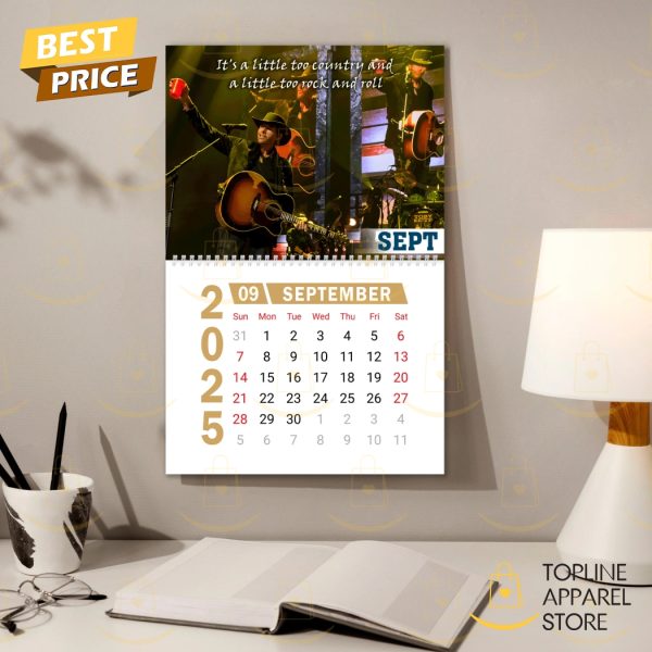 Toby Keith American Icon Happy New Year 2025 Calendar