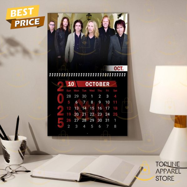 Styx Rock Band Happy New Year 2025 Calendar