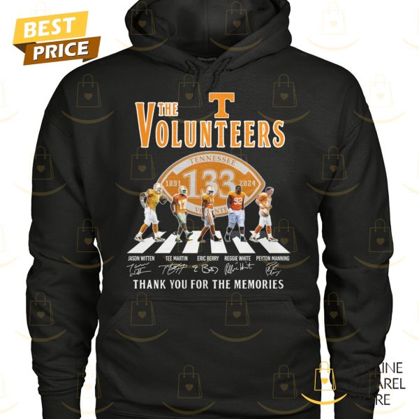 The Tennessee Volunteers 1891-2024 Signature Thank You For The Memories Unisex T-Shirt