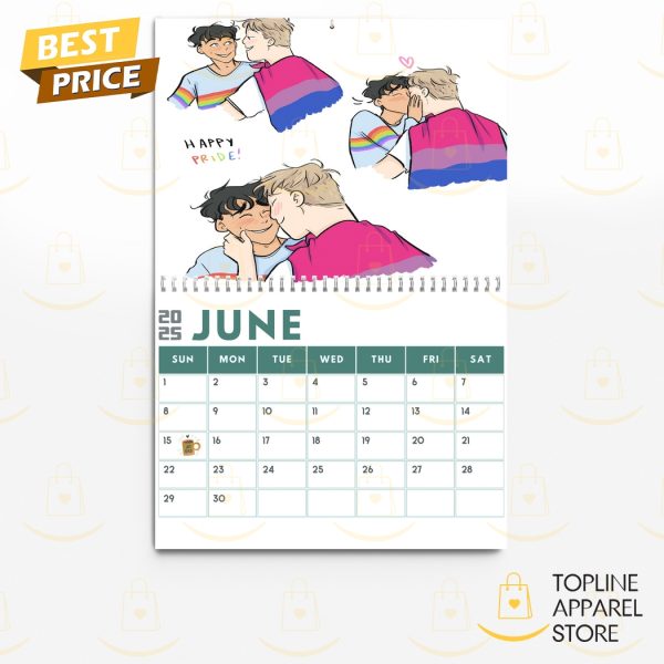 Heartstopper Happy New Year 2025 Calendar