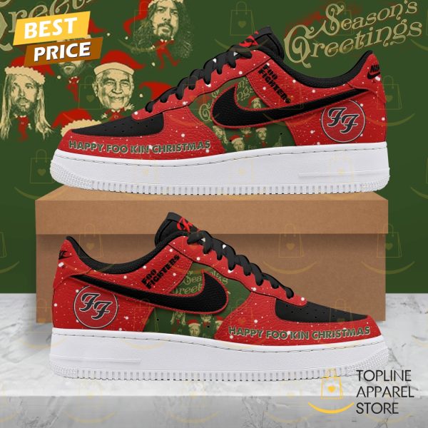 Foo Fighters Happy Foo Kin Christmas Air Force 1