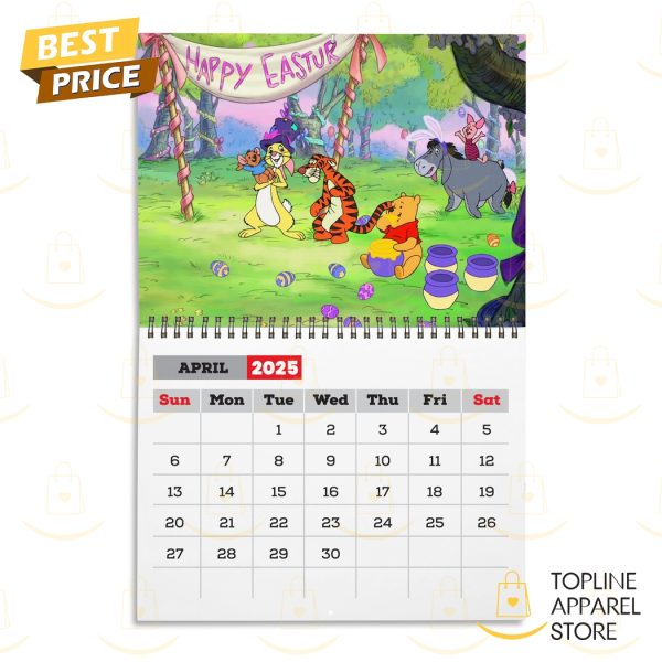 Winnie The Pooh Happy New Year 2025 Calendar