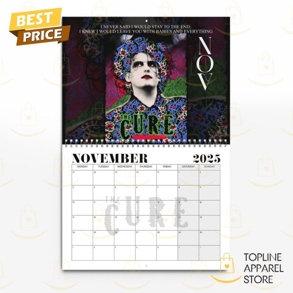 The Cure Happy New Year 2025 Calendar