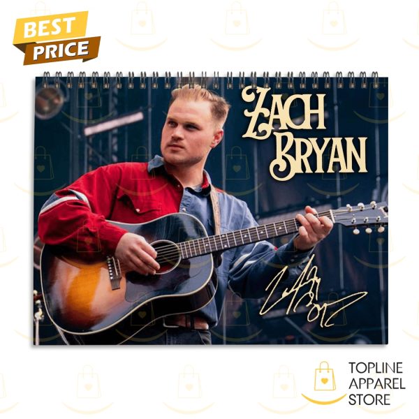 Zach Bryan Signature 2025 Calendar