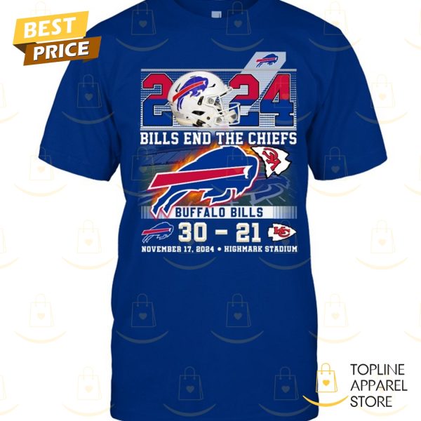 2024 Buffalo Bills End The Chiefs 30-21 Unisex T-Shirt