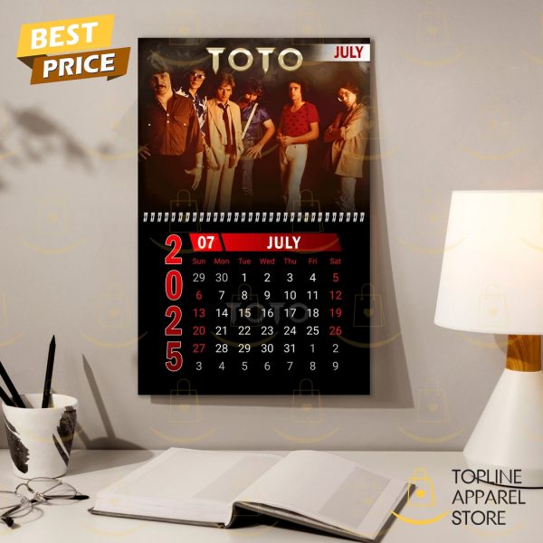 ToTo Rock Band New Year 2025 Calendar