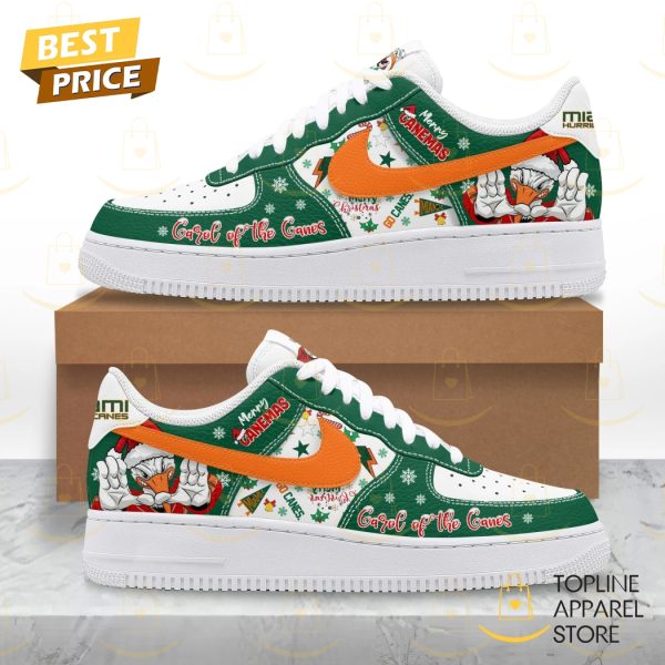 Miami Hurricanes Merry Canemas Air Force 1