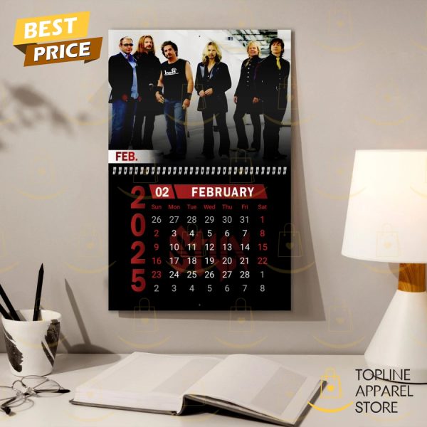 Styx Rock Band Happy New Year 2025 Calendar