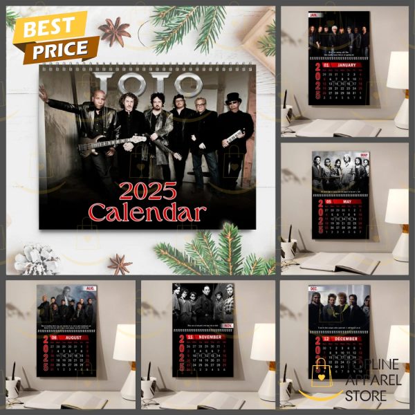 ToTo Rock Band New Year 2025 Calendar