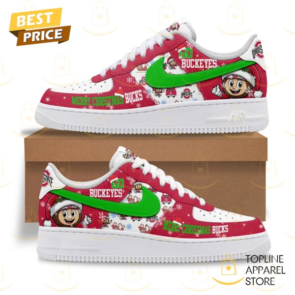 Ohio State Buckeyes Merry Christmas Bucks Air Force 1