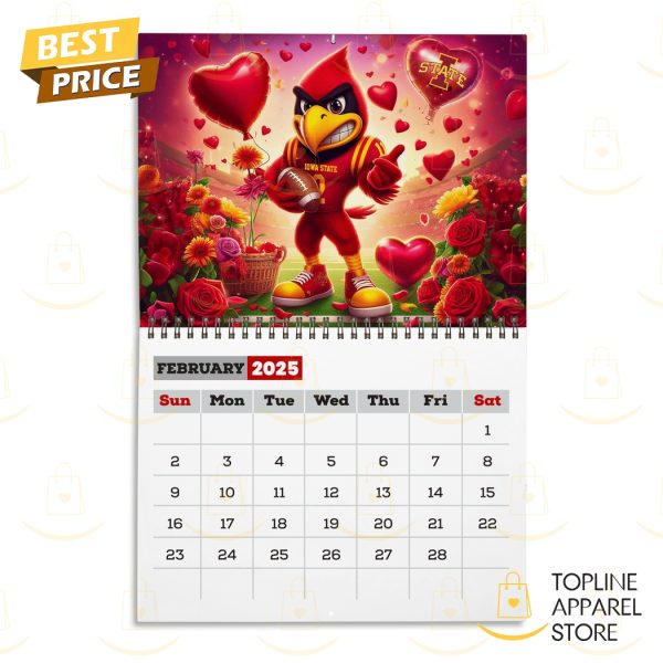 Iowa State Cyclones Go Cyclones 2025 Calendar