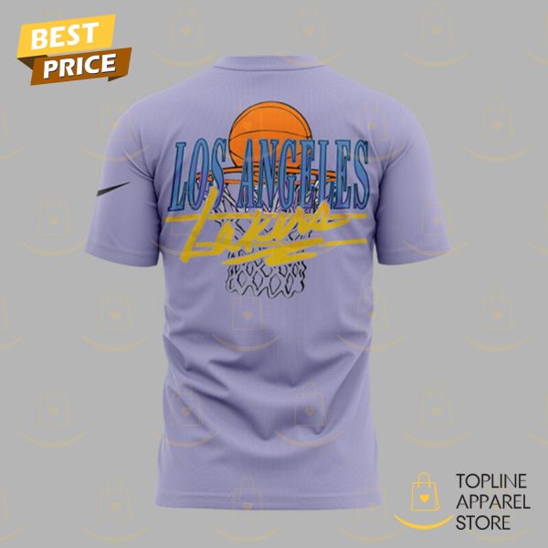 Los Angeles Lakers Basketball Team Design 3D T-Shirt