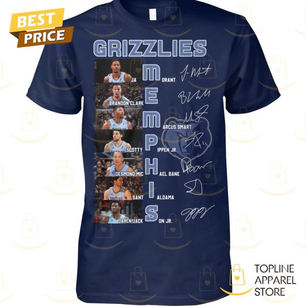 Memphis Grizzlies Basketball Signature Unisex T-Shirt