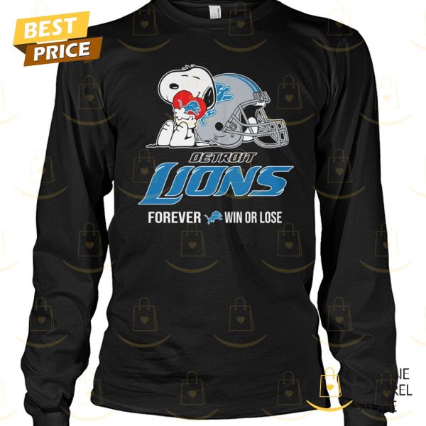 Detroit Lions Forever Win Or Lose Unisex T-Shirt