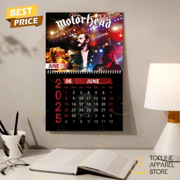 Motorhead Happy New Year 2025 Calendar