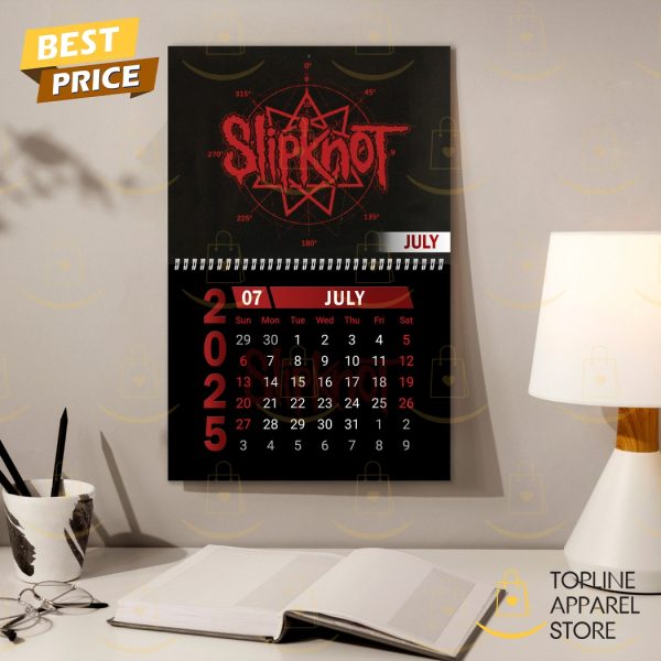 Slipknot Happy New Year 2025 Calendar