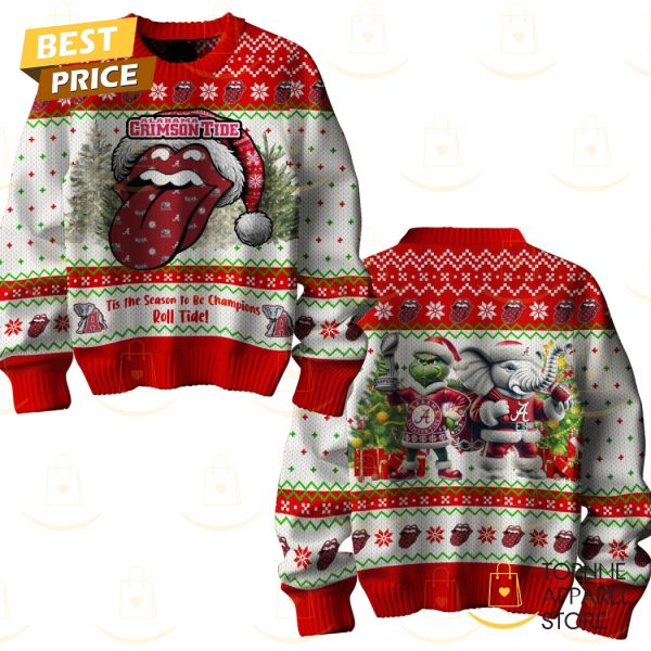 Alabama Crimson Tide – Tis The Season To Be Champions Roll Tide Sweater