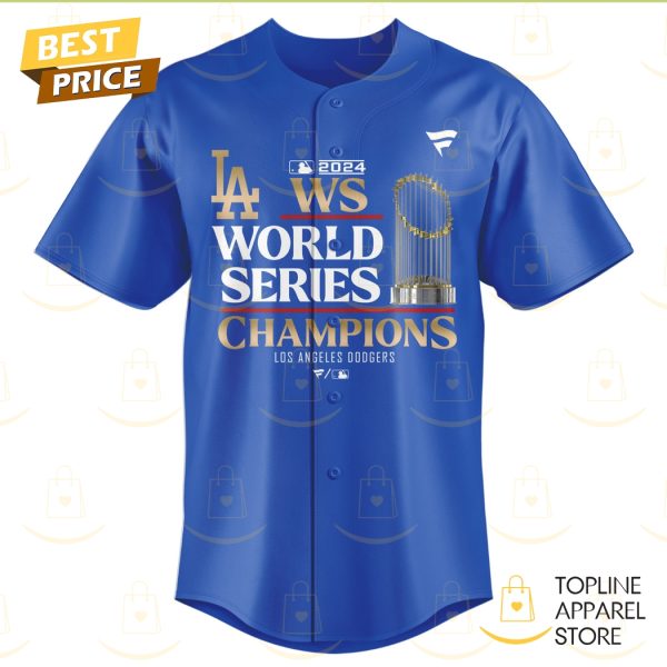 2024 World Series Champions Los Angeles Dodgers Players Signature Baseball Jersey