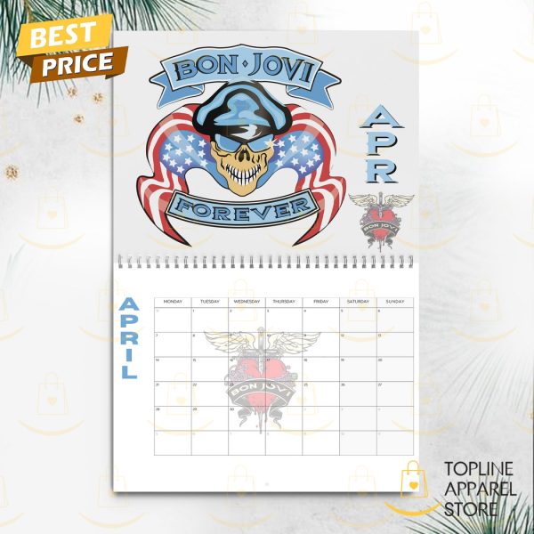 Bon Jovi Happy New Year 2025 Calendar