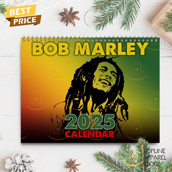 Bob Marley Happy New Year 2025 Calendar